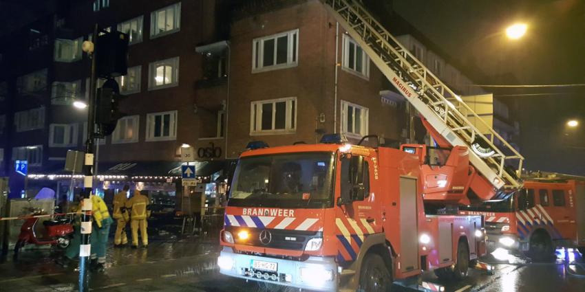 Zeer grote brand restaurant in Amsterdam