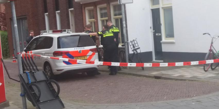 Foto van politie in Barestraat