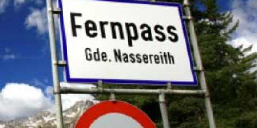 Nederlanders vast door dichte Fernpass