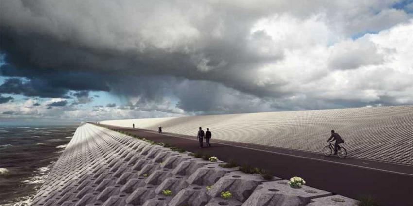 Afsluitdijk krijgt nieuwe loodzware 'jas' van stenen