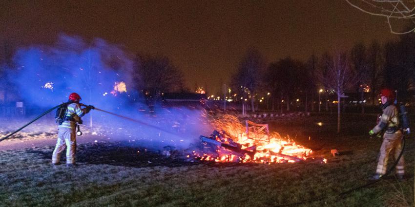 Afvalbrand in Almere