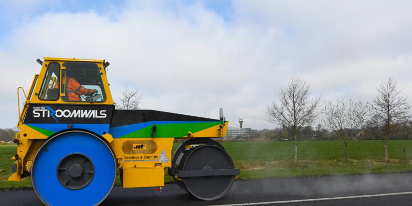 Elektrische asfaltwals