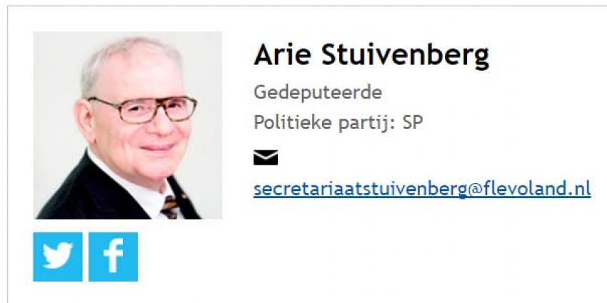 Arie Stuivenberg keert niet terug als gedeputeerde vanwege een ernstige ziekte