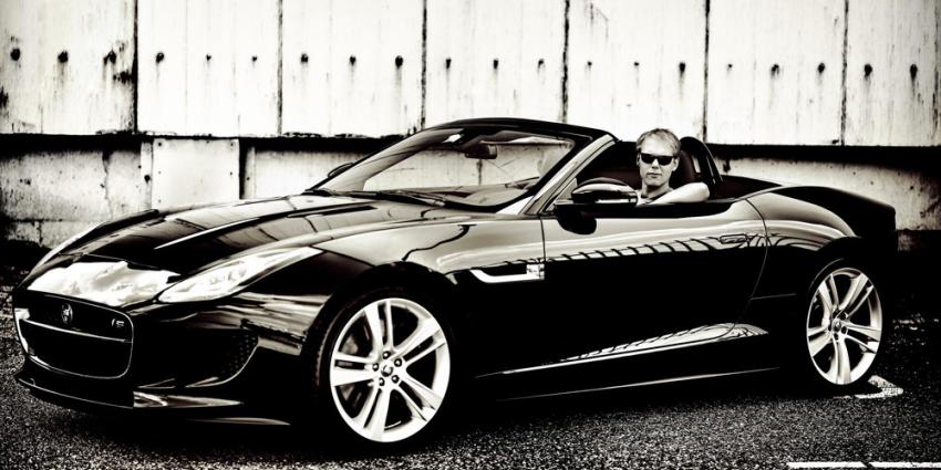 Foto van Armin van Buuren in Jaguar F-type | Jaguar