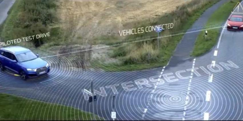 Audi’s ‘praten’ met andere auto’s en zien gevaar op kilometers afstand