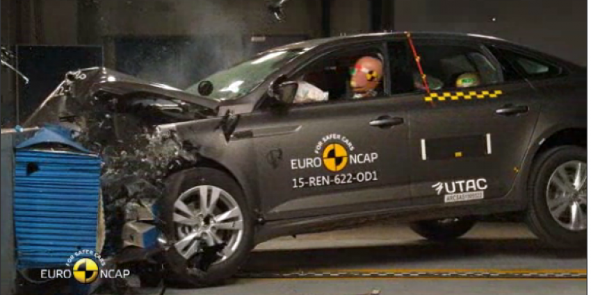 Nieuwe Renault Talisman en Mégane halen vijf sterren bij Euro NCAP crashtests 