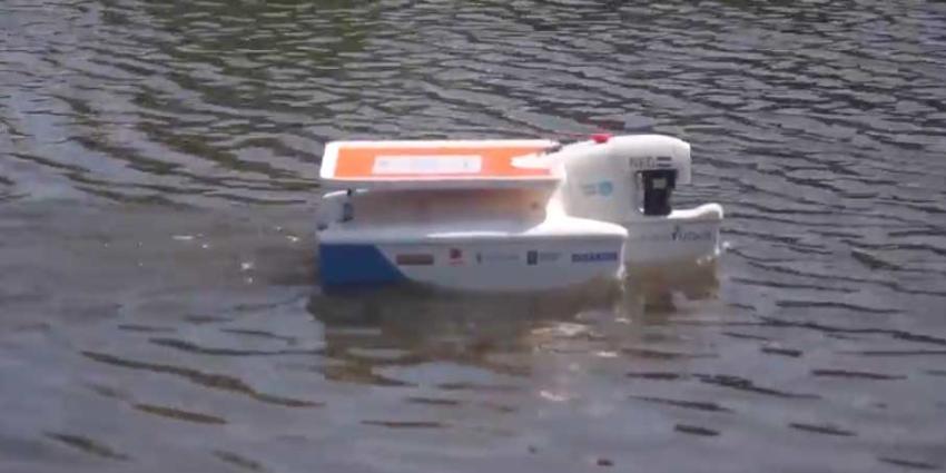 Delftse studenten met autonoom varende boot naar Florida