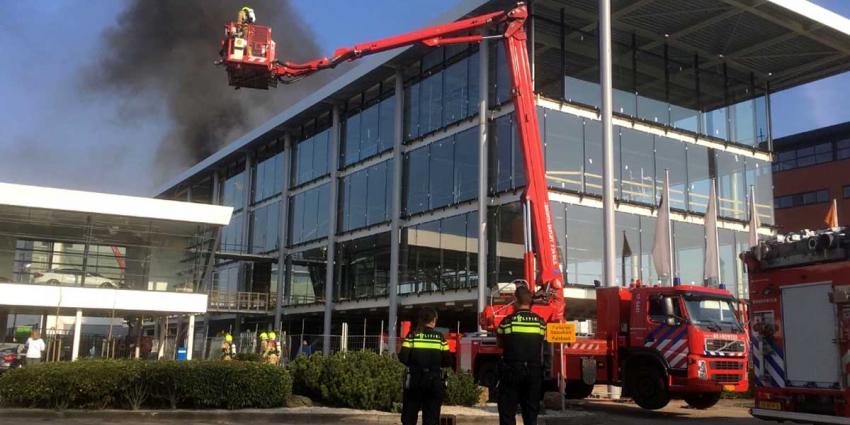 Veel rook bij brand in nieuwbouw Schiedam