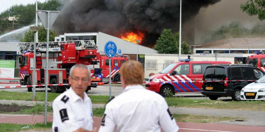 Foto van brand in school | Miranda van der Sloot