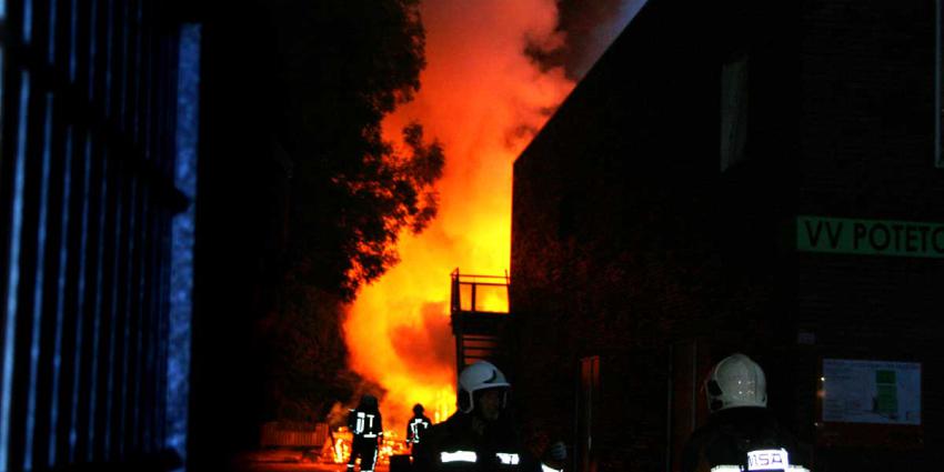 Brand in clubgebouw drie Groningse voetbalverenigingen