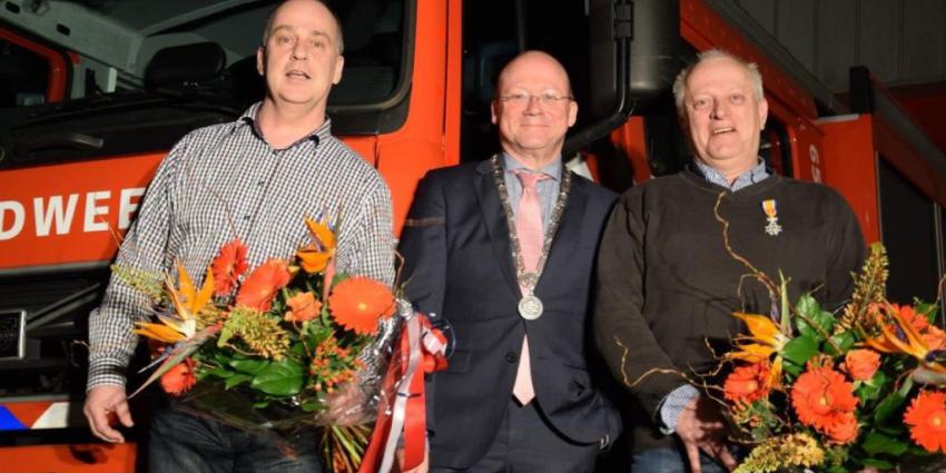 Koninklijke onderscheiding voor brandweermannen in De Ronde Venen