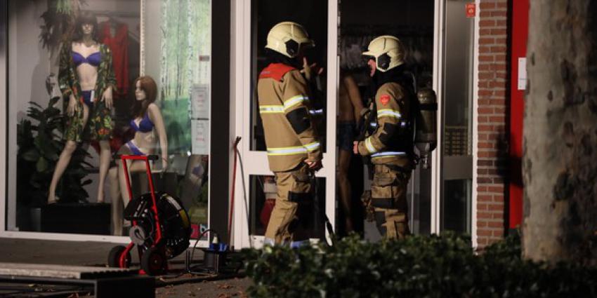 brand, lingeriezaak, drunen, rookontwikkeling