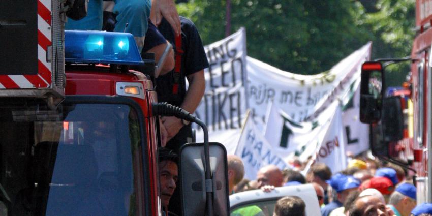 Acties Brandweer tijdelijk opgeschort