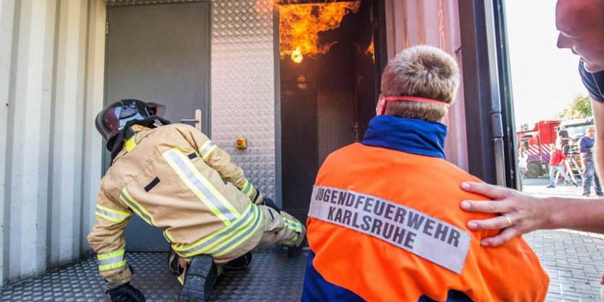 Al 38 jaar unieke vriendschap jeugdbrandweer Vlaardingen en Duitse Neureut