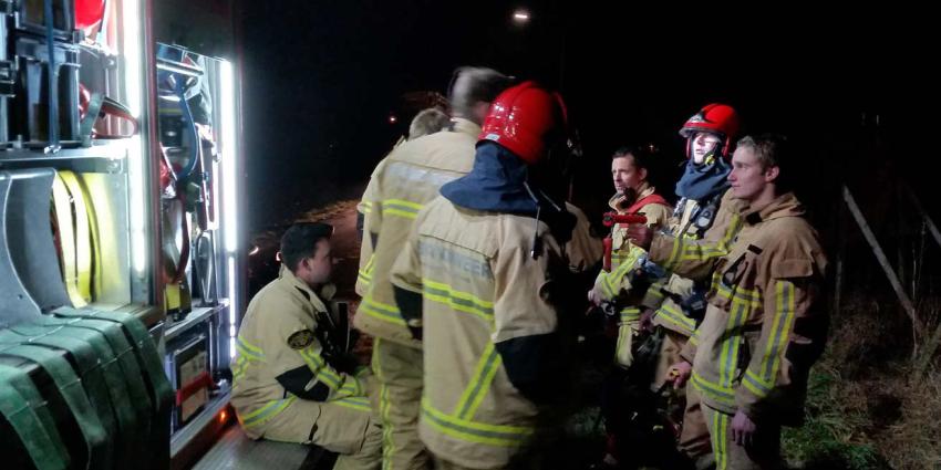 Brand in kas De Kwakel