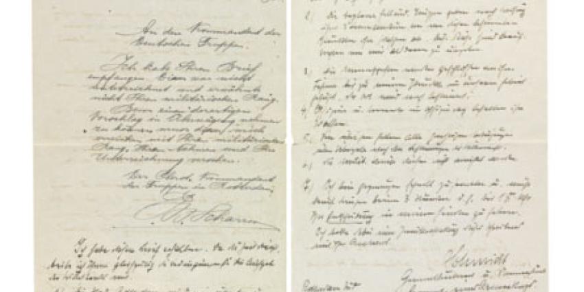 Uniek capitulatiedocument Rotterdam uit WOII opgedoken