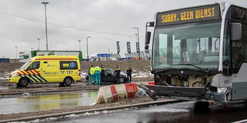 Ongeval op nieuwe busoversteek Vijfsluizen