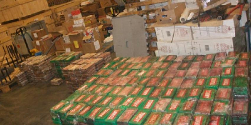 Twee aanhoudingen na onderschepping 1500 kilo cocaïne