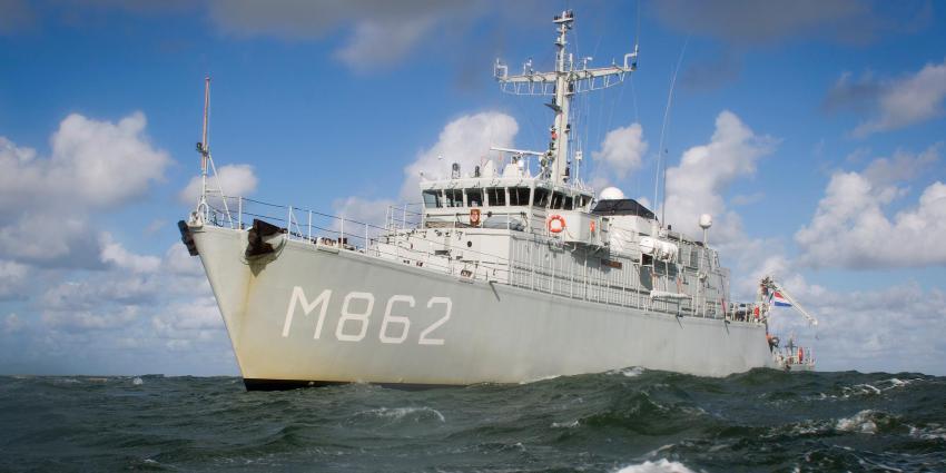 Zr.Ms. Zierikzee wordt ingezet bij de oefening