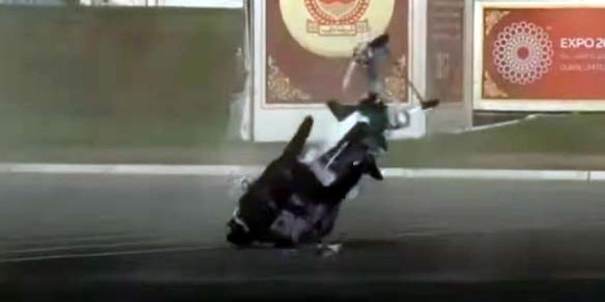 Politieagent crasht met bemande drone