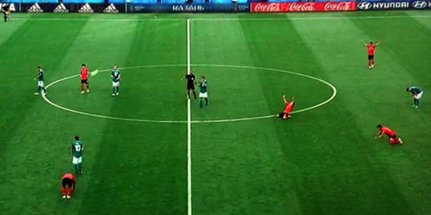 Mannschaft uitgeschakeld op WK door Zuid-Korea