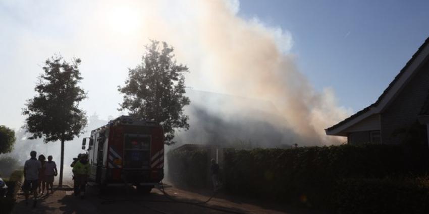 felle brand, verwoesten, twee schuurtjes, esch