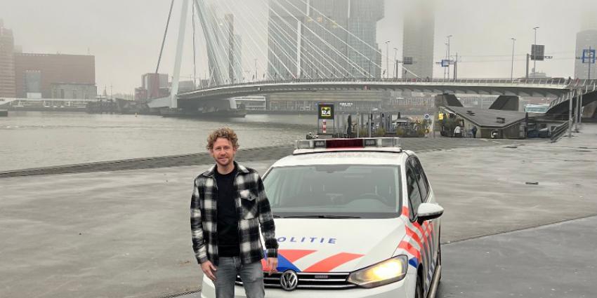 Ewout voor Erasmusbrug