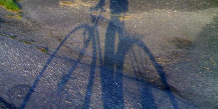 Foto van schaduw fietser | Archief EHF