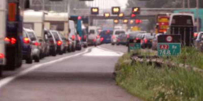 Aantal files fors toegenomen door mooi zomerweer