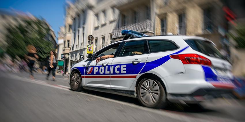 Franse politieauto