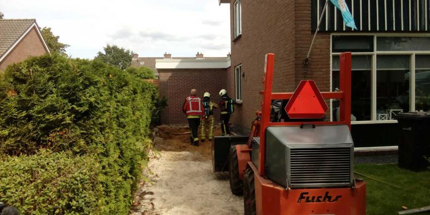 Gaslek naast kinderdagopvang in Smilde 