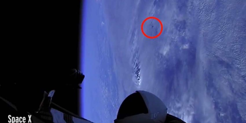 Is er een UFO waargenomen tijdens SpaceX-raketlancering?