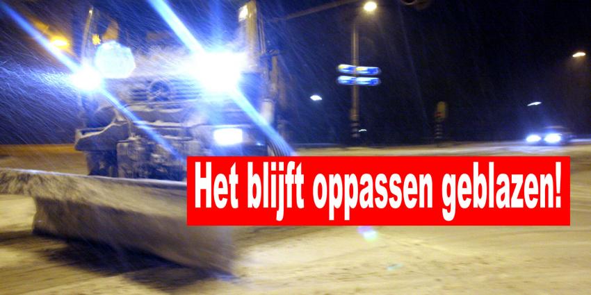 Het blijft oppassen voor gladde wegen