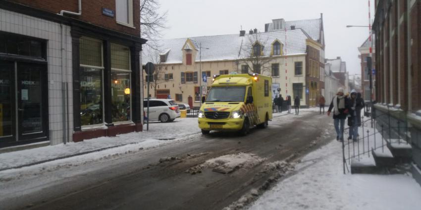 Politie en ambulance ter plaatsen