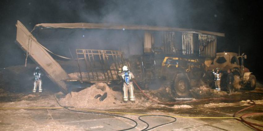 hakselaar, brand, echten