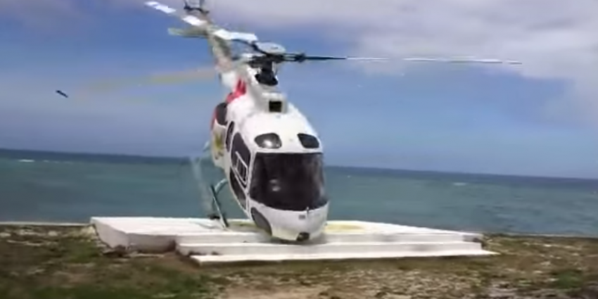 Helikopter door rukwind gecrasht