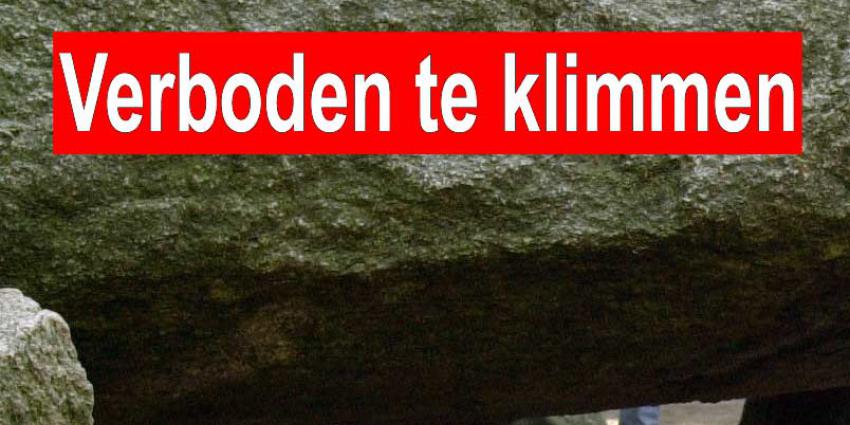 Verbod hunebedklimmen in de maak
