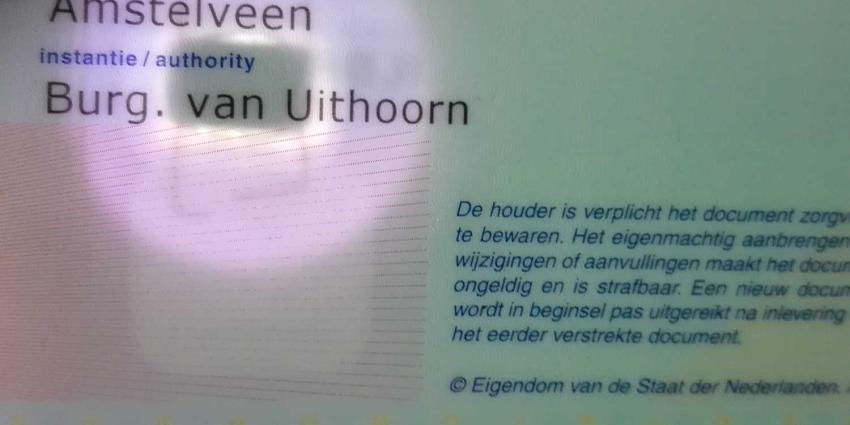 Fouten productieproces reisdocumenten, echtheidskenmerken defect