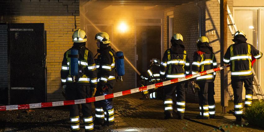 Felle brand verwoest containerruimte appartementencomplex Boxtel