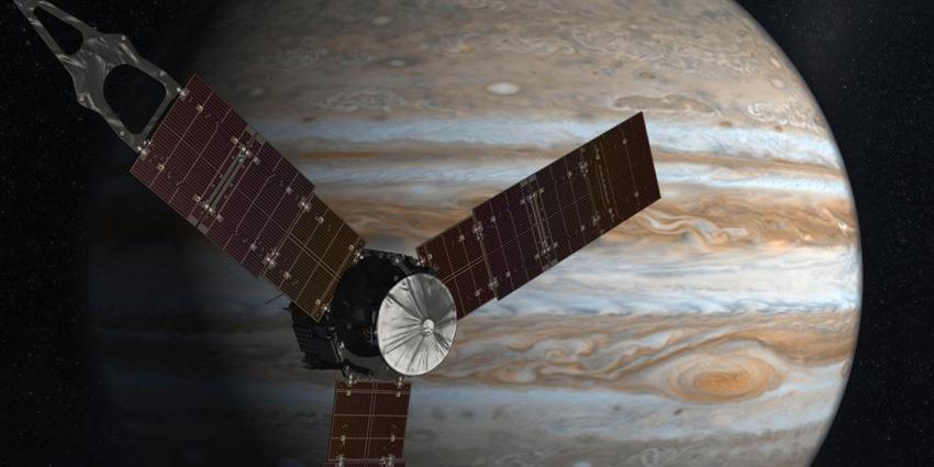 NASA-sonde Juno veilig aangekomen bij Jupiter