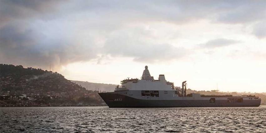 Elektromotor marineschip Karel Doorman defect