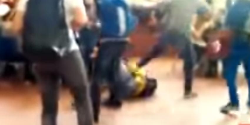 Opschudding door kopschopfilmpje op school in Enschede