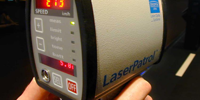 Laser-snelheidscontrole