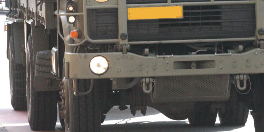 Foto van legertruck DAF | Archief EHF