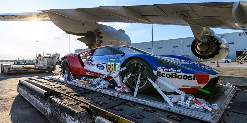 Ford GT's maken zich op voor Le Mans