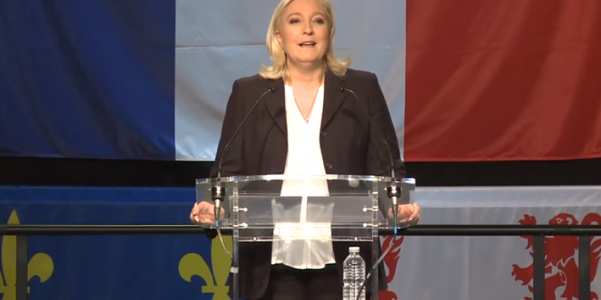 Front National van Marine Le Pen grootste partij van Frankrijk