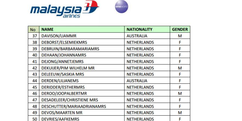 Malaysia Airlines, ramp, vliegtuig, MH17