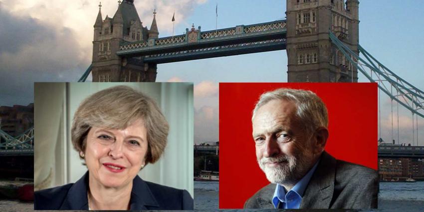 Britten gaan stemmen. Wordt het Theresa May of Jeremy Corbyn