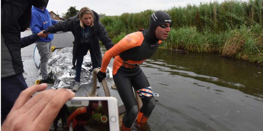 Maarten van der Weijden zwemt weer na korte onderbreking