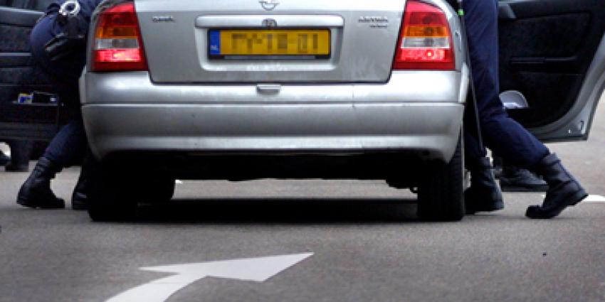 Foto van controle van auto op drugs | Archief EHF